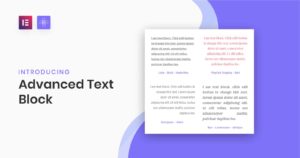 Advance Text Block for elementor