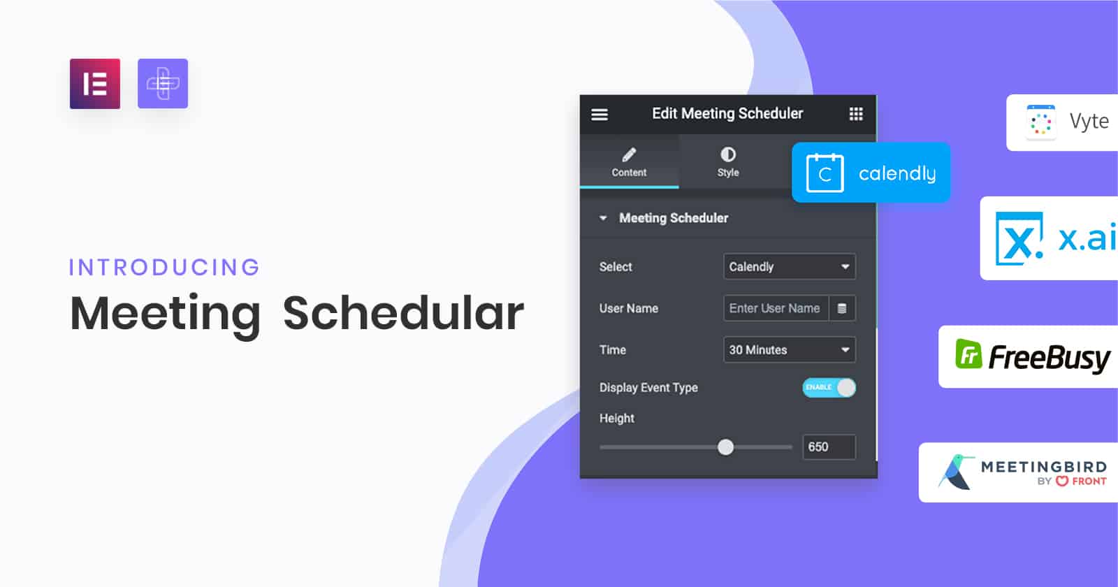 Meeting Scheduler Widget for elementor | The Plus Addons for Elementor