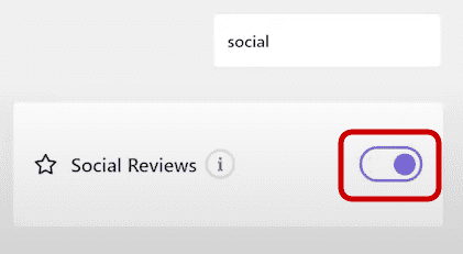 social reviews widget