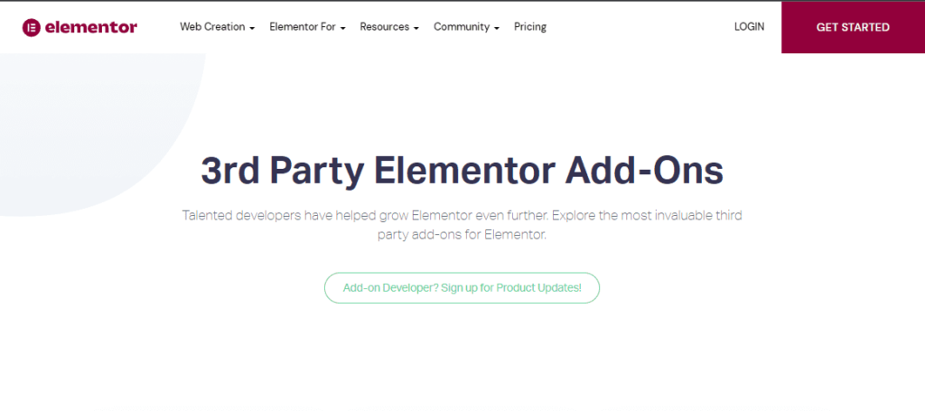 3rd party elementor add ons