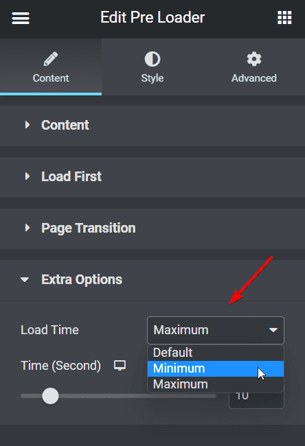 Control Time limit for Elementor Preloader