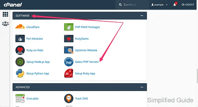 cpanel software