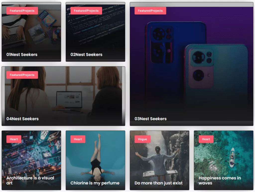 blog listing metro layout demo
