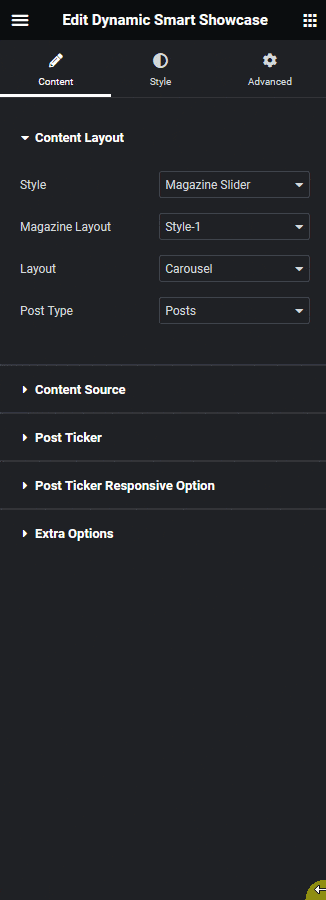 dynamic smart showcase custom post category wise filter