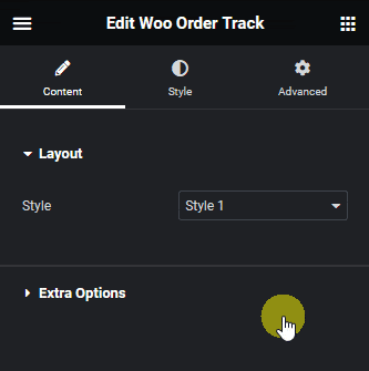 woo order track content