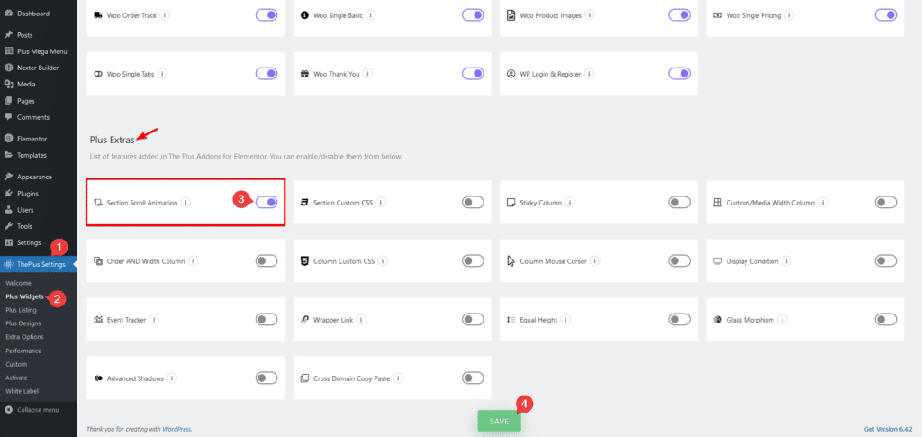 Section Scroll Animation Active