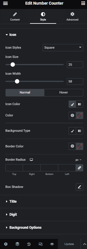 Style Number Counter