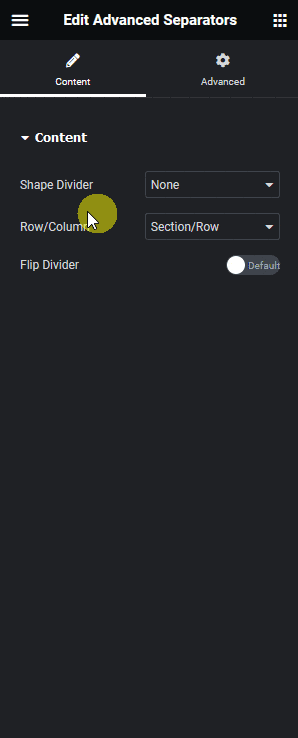 advanced separators column