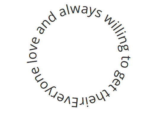 This image has an empty alt attribute; its file name is advanced-typography-circular-text-demo.png