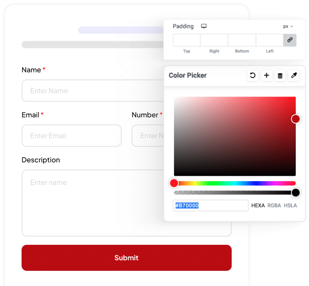 Customize the Form Completely